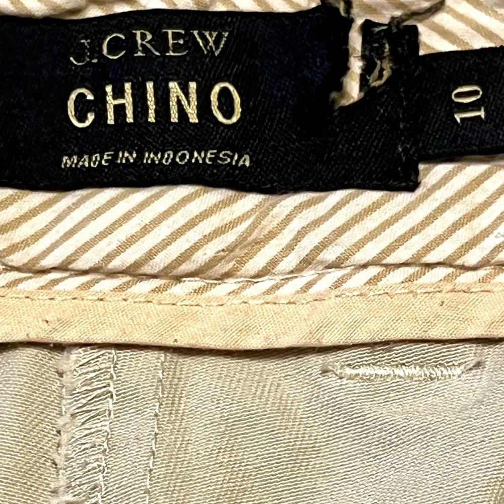 J. Crew Women's Cream Chino Shorts‎